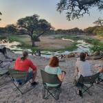 Draußen in der Wildnis in Botswana