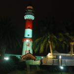 Swakopmund - Der alte Leuchtturm bei Nacht