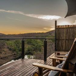 Die Aussicht von der Terrasse der Inzalo Lodge 