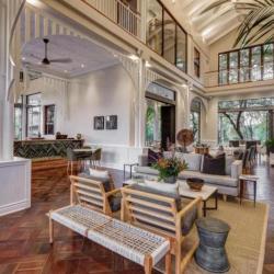 Dining im Palm River Hotel in Victoria Falls, Simbabwe